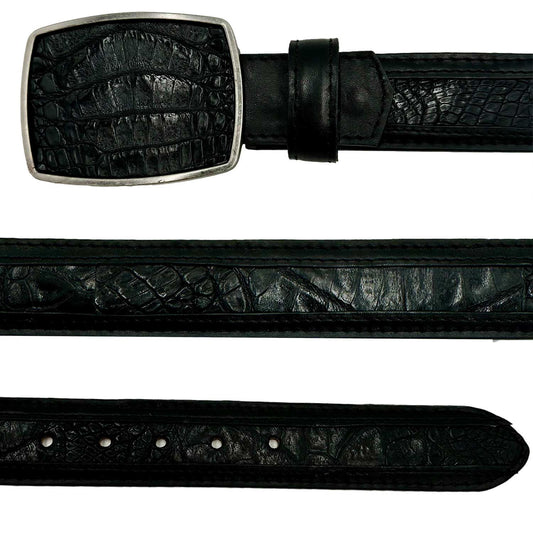 Cinto Cualtralba N Cocodrilo Negro