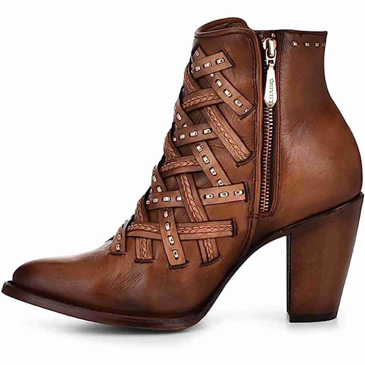 Botin Cuadra Dama Toledo Castaño 3F76RS cj LER