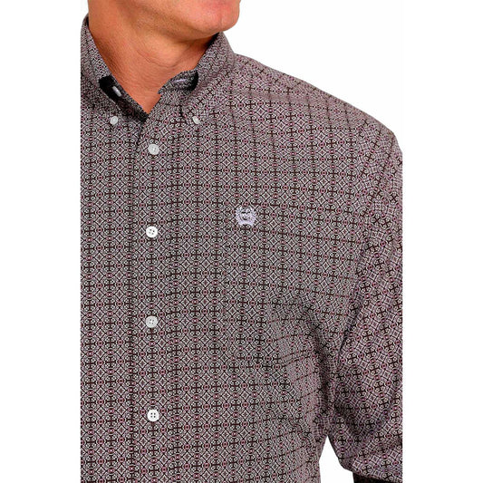 Cinch Camisa Rayas Cafe MTW1105481