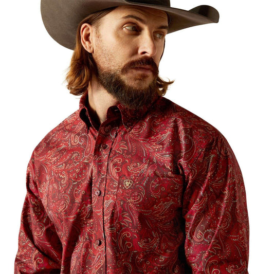 Camisa Ariat Jaydon Red 10053898
