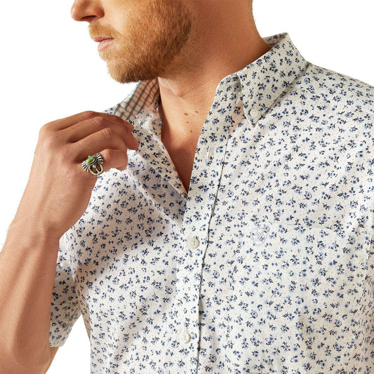 Camisa Ariat Manga Corta Blanca 10054810