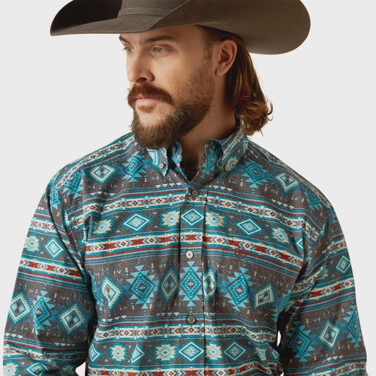 Ariat Camisa Prestcot Teal 10053868