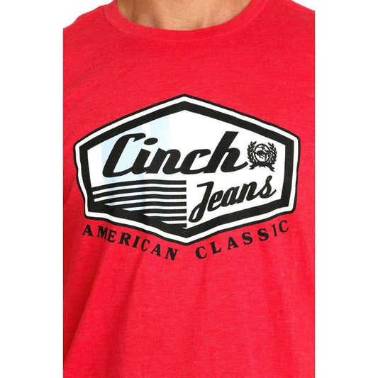 Playera Cinch Jeans Roja MTT1690624