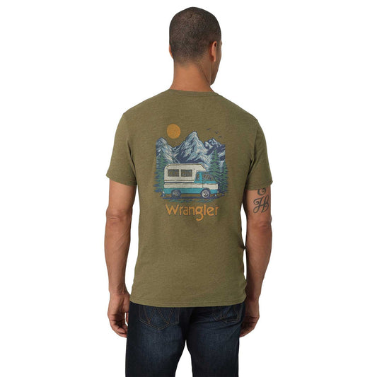 Wrangler Playera Moutain Verde 112328819