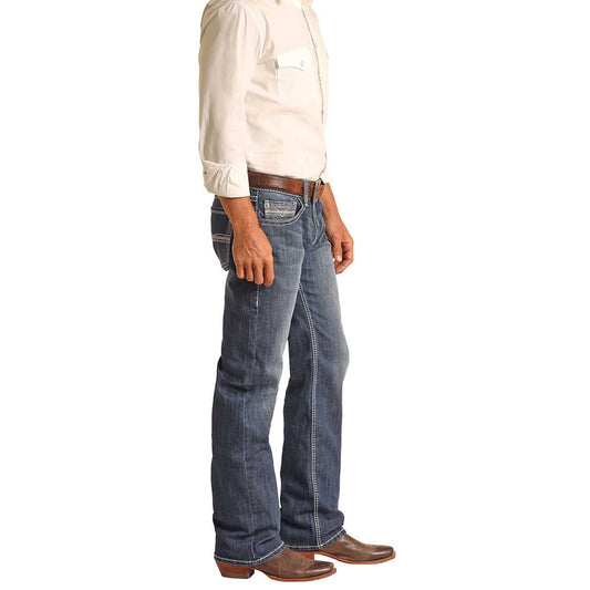 Rock & Roll Jeans Pistol Dark Vintage RRMD1PR1G5
