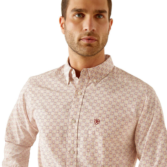 Camisa Ariat Cross FTD Roja 10054802