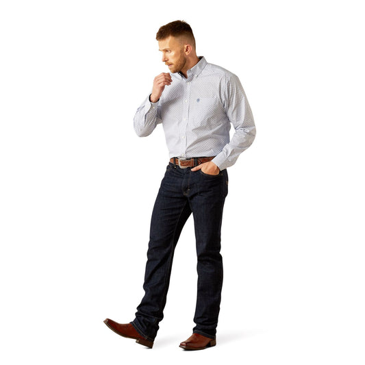 Camisa Ariat WF Danny Classic Fit Red 10058952
