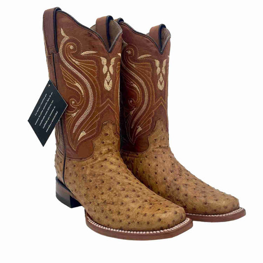 Bota Cuatralba Avestruz Paja PU H59 cj 163 -