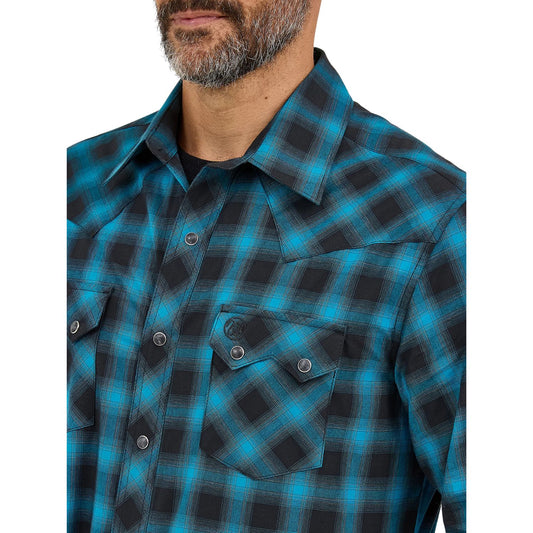 Camisa Wrangler Retro Coal Blue 112369565