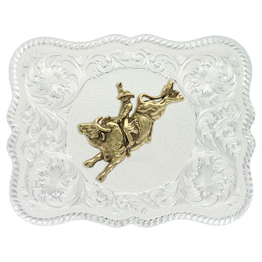 Hebilla Montana Silversmiths Bull Rider 61669-528