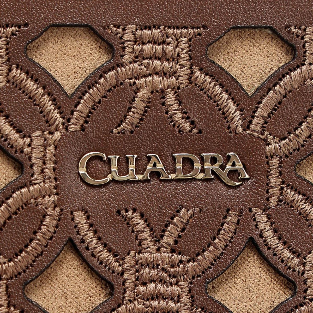 Bolsa Cuadra Dama Azteca Cowhide Miel BOD3WRS
