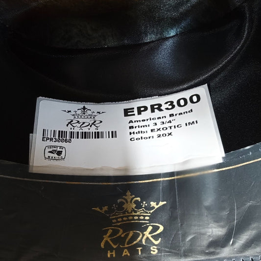 Sombrero RDR El Patron Rollo 20X Ala 3 3/4"