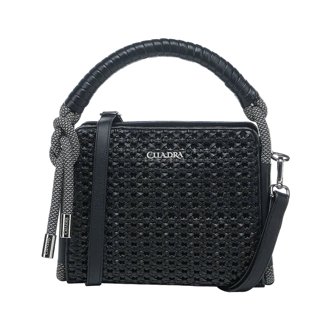 Bolso Cuadra Dama Black Braided BOD2NRS