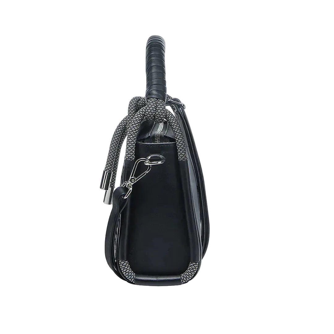 Bolso Cuadra Dama Black Braided BOD2NRS