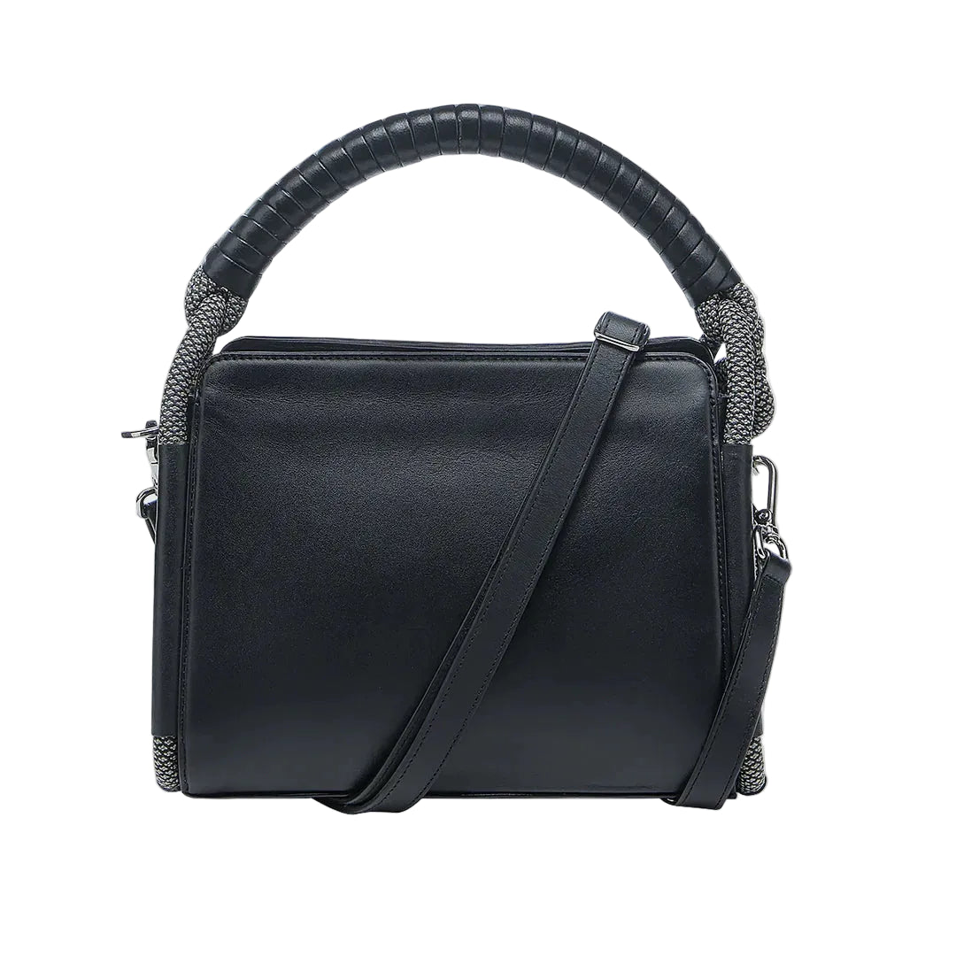 Bolso Cuadra Dama Black Braided BOD2NRS