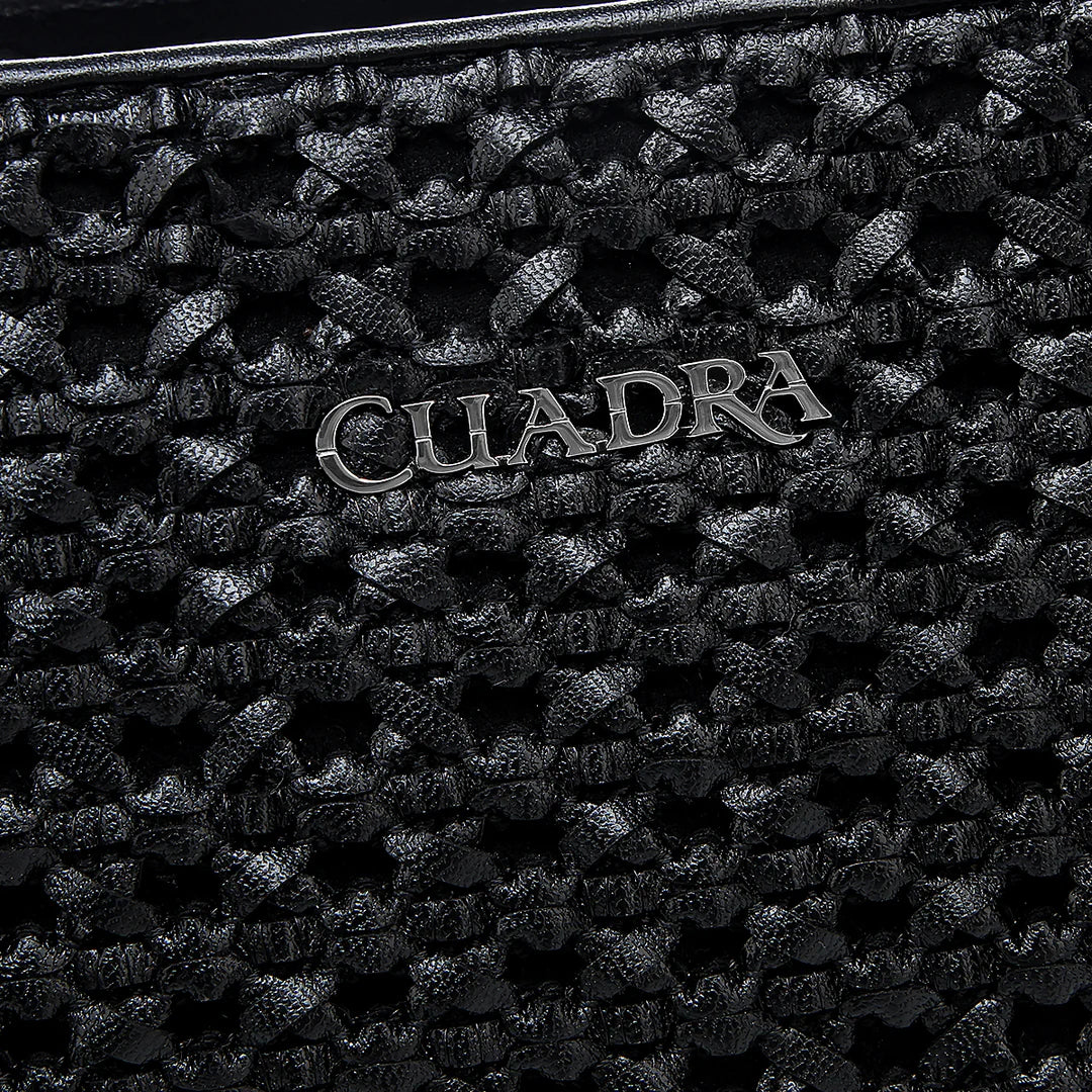 Bolso Cuadra Dama Black Braided BOD2NRS