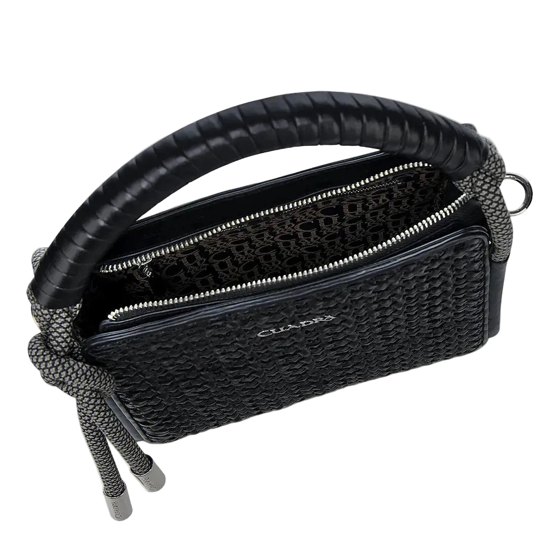 Bolso Cuadra Dama Black Braided BOD2NRS