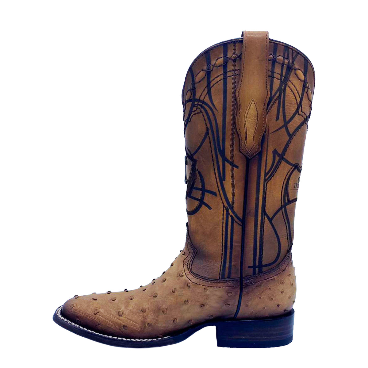 Botas Cuadra Pearl Grain Flame Orix 3Z1OA1 cj AFO