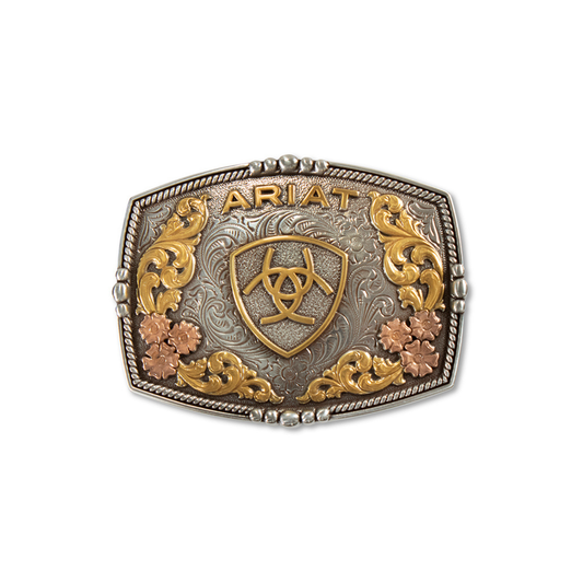 Ariat Hebilla Floral Logo A37066