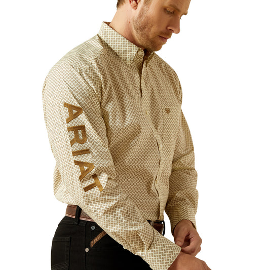 Ariat Team Pierce Cream Shirt 10062251