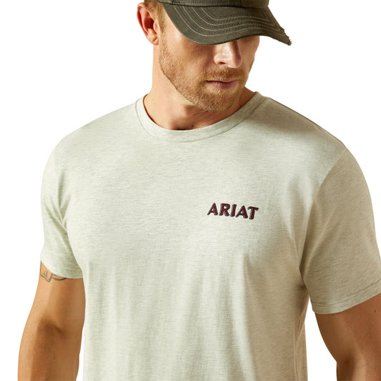 Ariat Shoot your Shot Oatmeal T-shirt 10062412