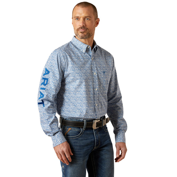 Camisa Ariat Team Parks Blue 10065811