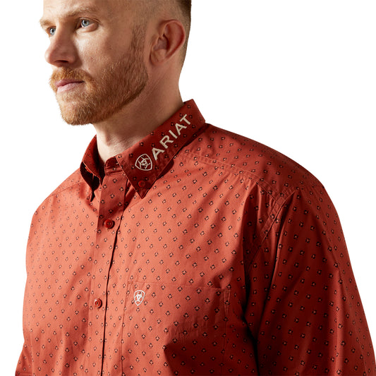 Camisa Ariat Team Porter Brick Red 10065813