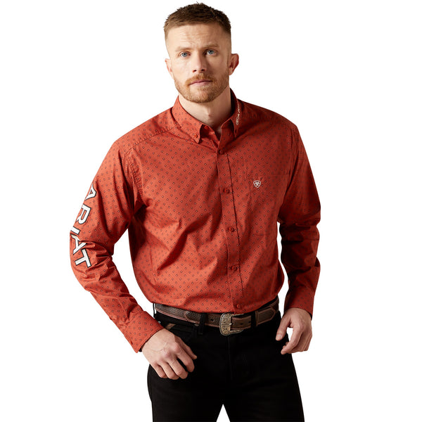 Camisa Ariat Team Porter Brick Red 10065813