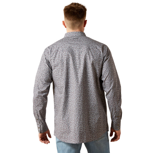 Ariat Camisa Wrinkle Free Josiah Grey 10065969