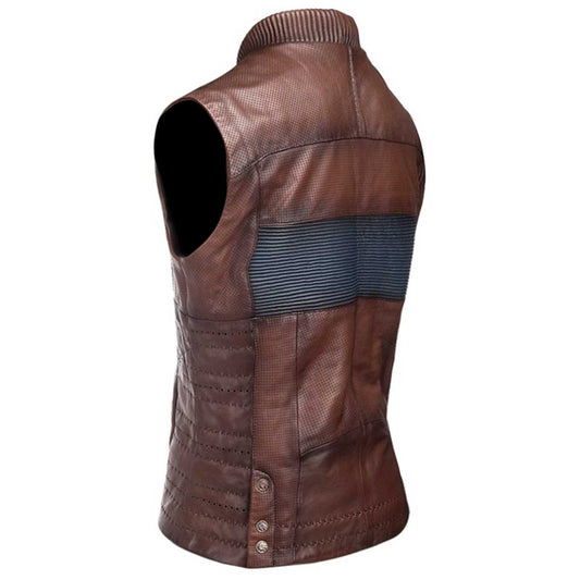 Chaleco Cuadra Sillero Over Brown H214COC