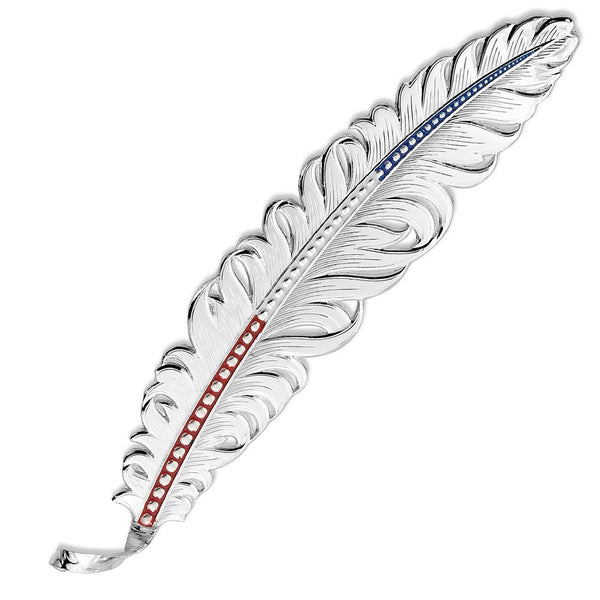Montana Hat Feather Red, White and Blue HF4059RWB