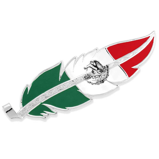 Pluma Montana para Sombrero Bandera de México HF5458MX