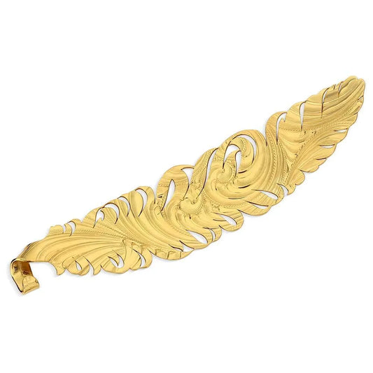 Pluma Montana para Sombrero Golden HF5833NE
