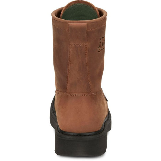 Botas de trabajo Justin Livestock 8" Aged Brown OW760