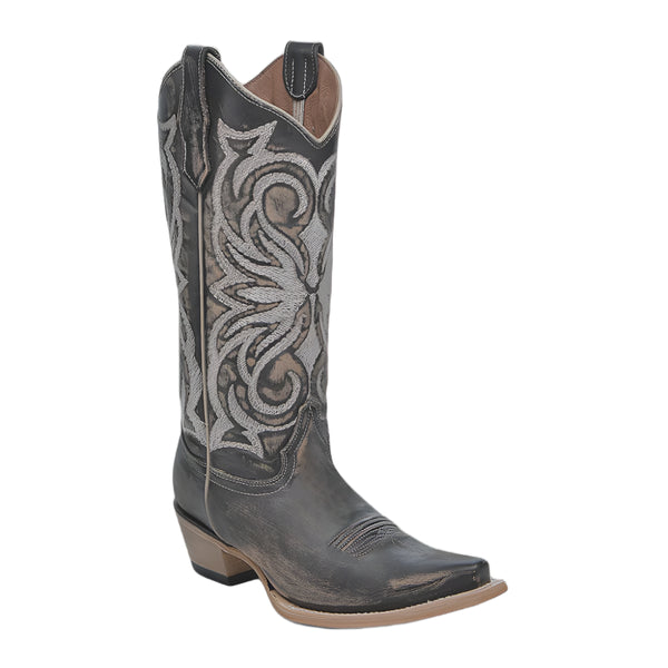 Botas Circle G Dama Distressed Cafe L6272 cj 272