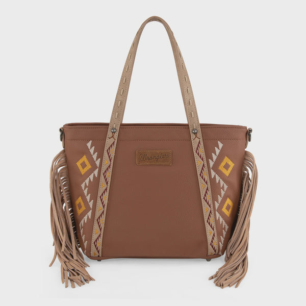 Crossbody Wrangler Aztec Bordado Cafe WG233-2009LBR
