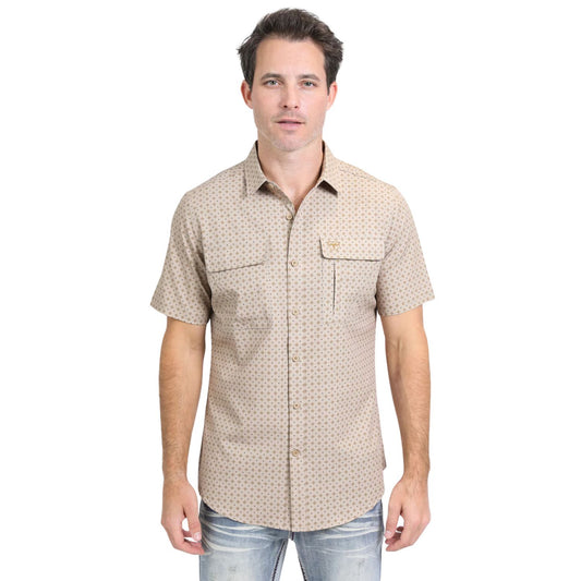 Platini Jeans Short Sleeve Aztec Shirt PGS10623