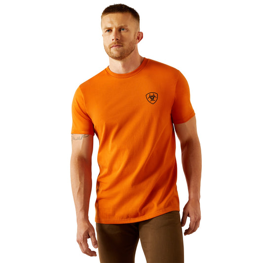 Playera Ariat Escudo Naranja 10054774