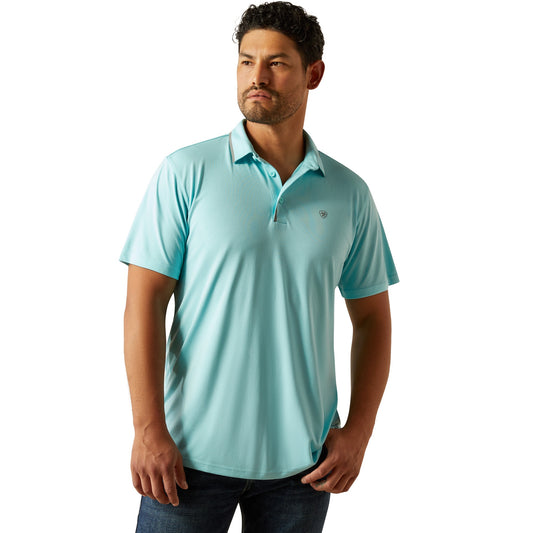 Polo Ariat Welded Tek Fitted Angel Blue 10058733