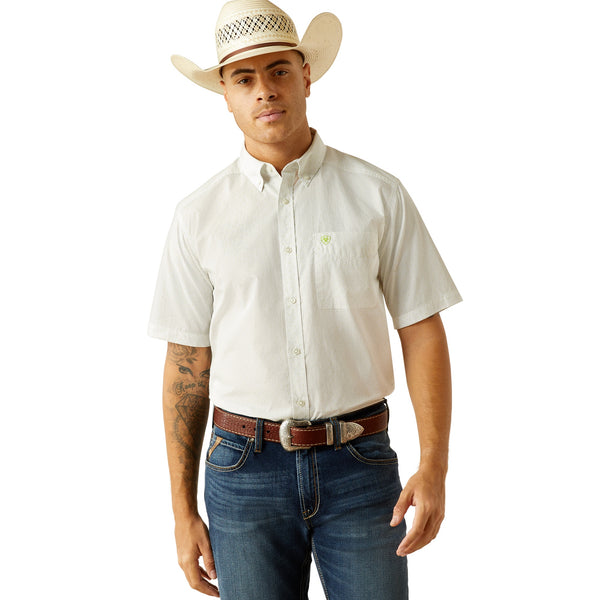Ariat Short Sleeve Shirt Clay White 10059011