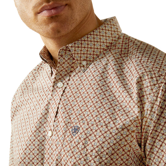 Ariat Short Sleeve Shirt Carmelo Cafe 10059012