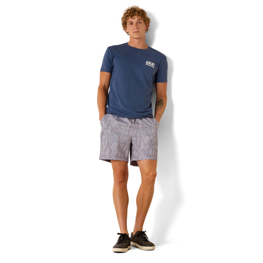 Ariat Outline Shop T-Shirt Navy Heather 10073961