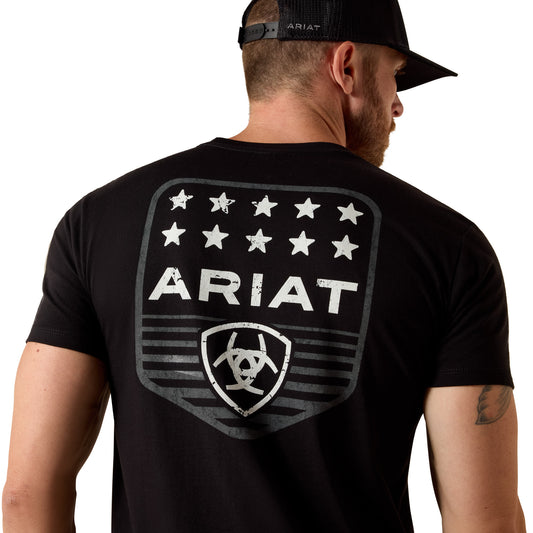Ariat Playera Stripe Patriotic Black 10073966