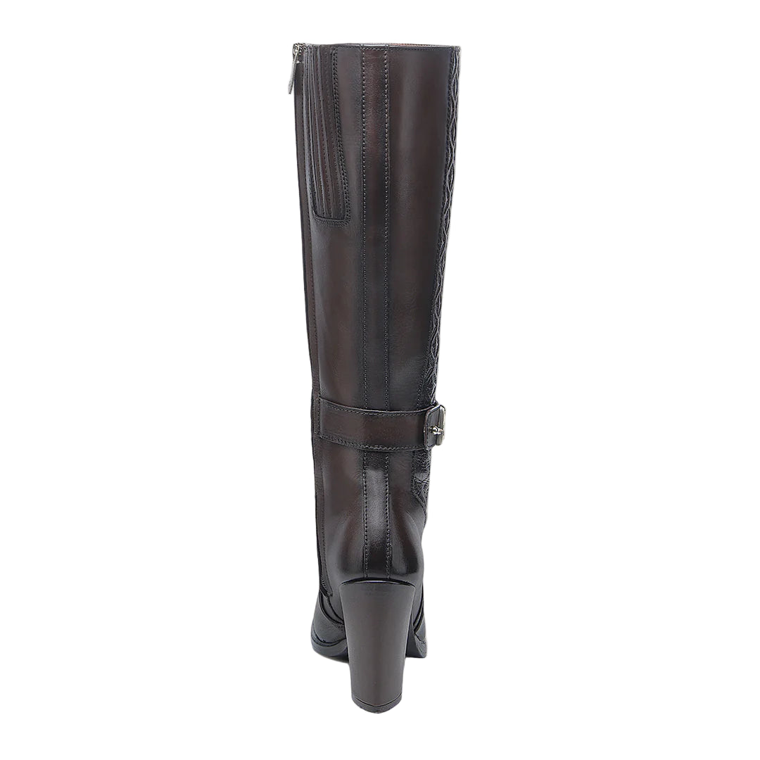Botas Altas Cuadra Dama Soft Grain Diego Miel T40VNRS cj 980