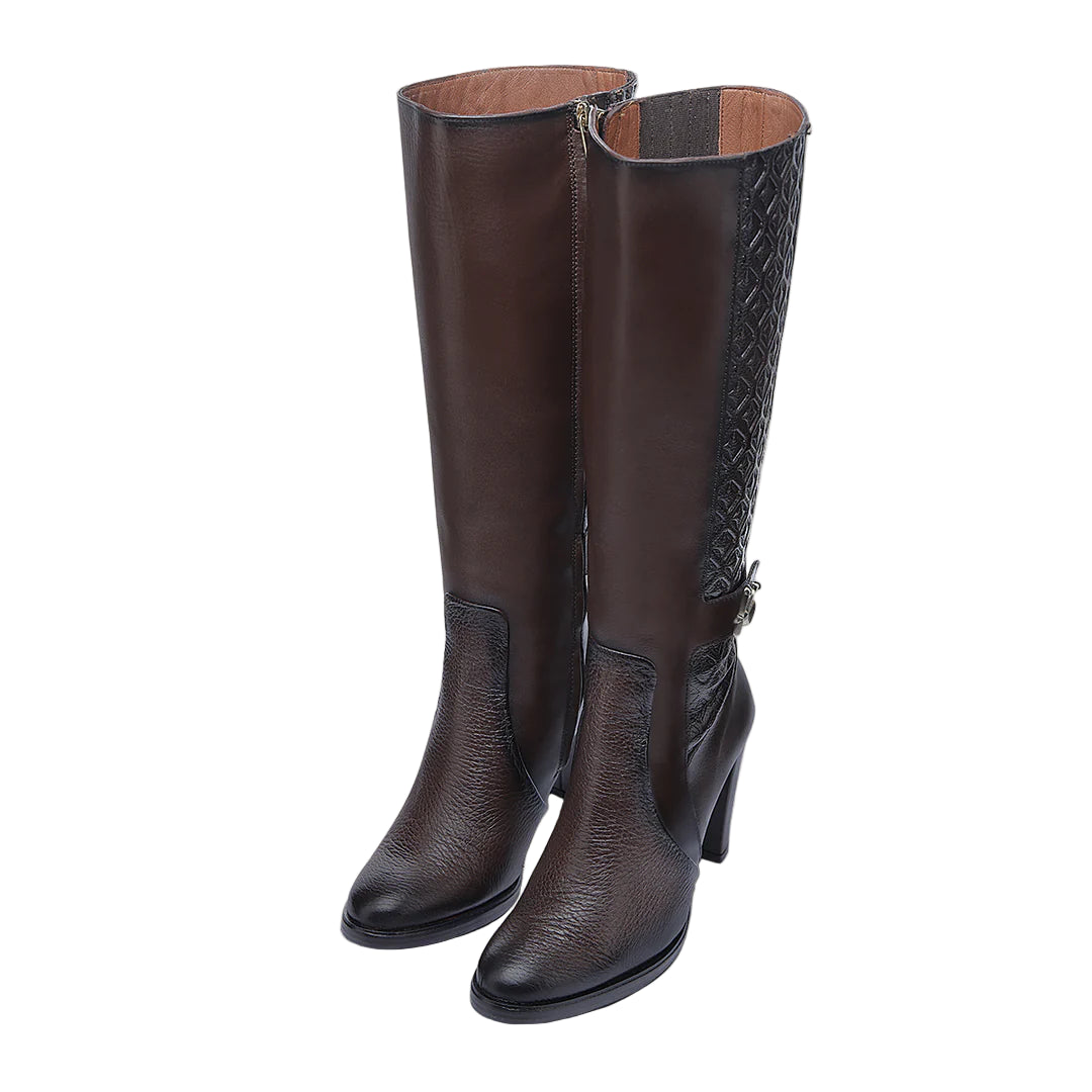 Botas Altas Cuadra Dama Soft Grain Diego Miel T40VNRS cj 980