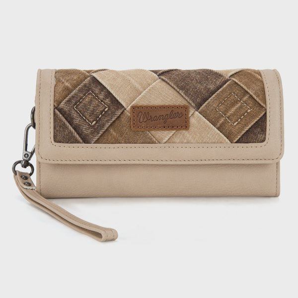 Cartera Wrangler Denim Woven Tan WG210-W062TN