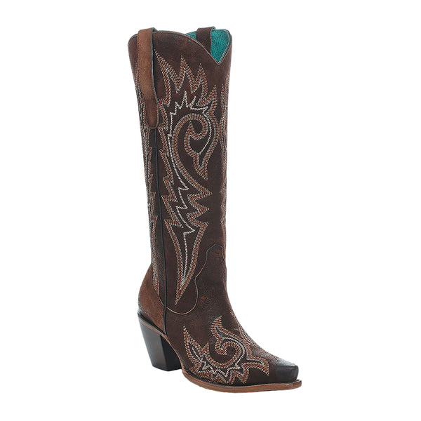 Botas Corral Dama Embroidery Brown Z5370 cj 370