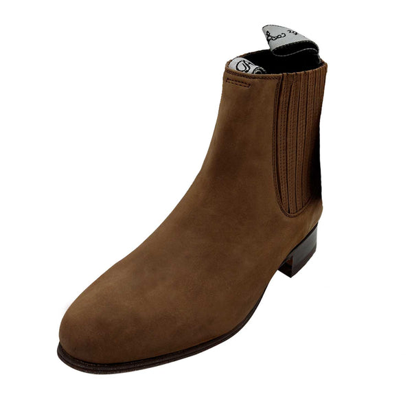 El Canelo Charro Nobuk Tobacco Boot cj-TA