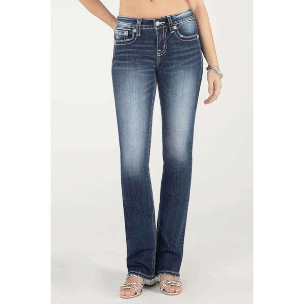 Miss Me Jeans Fleur De Lis M9217BV