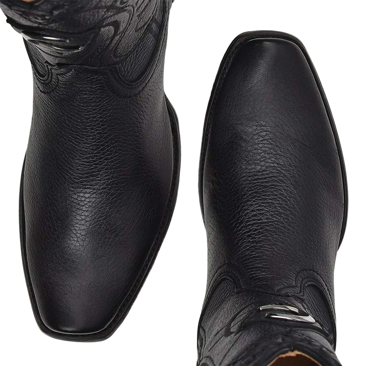 Botas Cuadra de Soft Grain Italiano Negro 1J1NVE cj VE